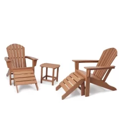 5pk Plastic Resin Adirondack Chair With Side Table & Ottoman - EDYO LIVING 27 5pk Plastic Resin Adirondack Chair With Side Table & Ottoman - EDYO LIVING -Outdoor Comfort Deals Store GUEST f3fac928 d512 4318 9330 b312e48b1e81