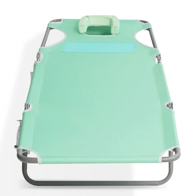 Ostrich Chaise Lounge Outdoor Lightweight Folding Adjustable Reclining Beach Chair For Tanning Pool Lake Patio Lawn Camping, Teal (3 Pack) 4 Ostrich Chaise Lounge Outdoor Lightweight Folding Adjustable Reclining Beach Chair For Tanning Pool Lake Patio Lawn Camping, Teal (3 Pack) - Image 4