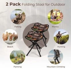 Costway 2 Pack Folding Hunting Stool Lightweight Foldable Outdoor Stool Seat 16 Costway 2 Pack Folding Hunting Stool Lightweight Foldable Outdoor Stool Seat -Outdoor Comfort Deals Store GUEST f62bf097 5e4b 4d3c a7a0 1e509874eebd