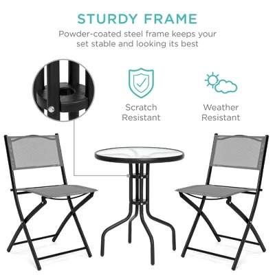 Best Choice Products 3-Piece Bistro Set 4 Best Choice Products 3-Piece Bistro Set - Image 4