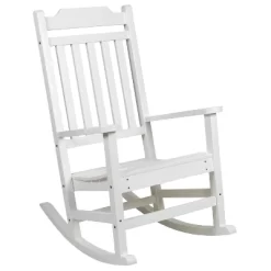 Flash Furniture Winston All-Weather Poly Resin Wood Rocking Chair -Outdoor Comfort Deals Store GUEST f6dba88a 8211 4c38 89c6 1f24e512bc2a