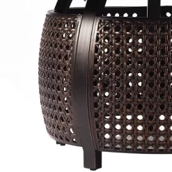 5pc Set With 44" Round Outdoor Aluminum Fire Table & Four Swivel Rocking Chairs & Wind Blocker Lid - Oakland Living -Outdoor Comfort Deals Store GUEST f79d456b 8f03 4dfe a34b 7d6dc3cb2f63