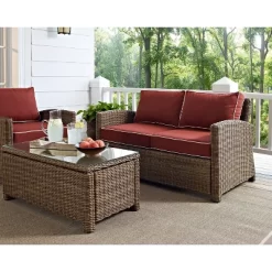 Bradenton Outdoor Wicker Loveseat - Crosley -Outdoor Comfort Deals Store GUEST f7fee3e3 5a4f 4e06 b487 735845cd59c9