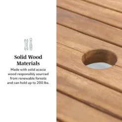 Ravenscroft Modern Boho Acacia Wood Slat Top Rectangle Extendable Outdoor Table - Saracina Home -Outdoor Comfort Deals Store GUEST f9321751 574a 4b63 b13c cf020783e26b