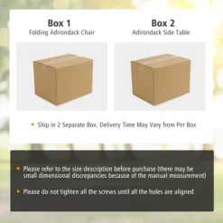 Tangkula Patio 3PCS Adirondack Chair Side Table Set Outdoor Chair Set With End Table Weather Resistant Cup Holder For Backyard Garden White 10 Tangkula Patio 3PCS Adirondack Chair Side Table Set Outdoor Chair Set With End Table Weather Resistant Cup Holder For Backyard Garden White -Outdoor Comfort Deals Store GUEST f9784676 3d9b 42e7 9154 58ac28e9f0b5