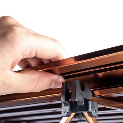 Alpcour Compact Folding Camping Table - Lightweight Aluminum Portable Side Table 2 Alpcour Compact Folding Camping Table - Lightweight Aluminum Portable Side Table - Image 2