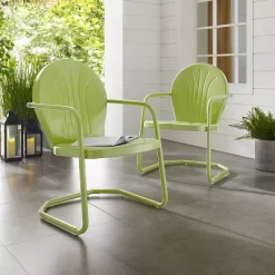 Griffith Metal Chair Key Lime - Crosley -Outdoor Comfort Deals Store GUEST fb5e9a23 5840 4438 a851 101d12406c5f
