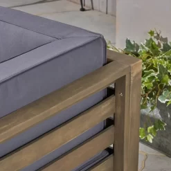 Malawi 10pc Acacia UShaped Sectional Sofa Set With Fire Pit Gray/Dark Gray - Christopher Knight Home 8 Malawi 10pc Acacia UShaped Sectional Sofa Set With Fire Pit Gray/Dark Gray - Christopher Knight Home -Outdoor Comfort Deals Store GUEST fbc51e61 4af2 4925 800d 97515cb80622