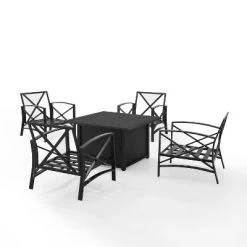 Kaplan 5pc Outdoor Conversation Set With Dante Fire Table & 4 Arm Chairs - Oatmeal - Crosley 13 Kaplan 5pc Outdoor Conversation Set With Dante Fire Table & 4 Arm Chairs - Oatmeal - Crosley -Outdoor Comfort Deals Store GUEST fbeca4ef e8c7 4601 b9da 1cf0006d3a3c