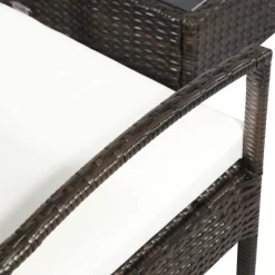 Outsunny Patio Porch Furniture Sets 4-PCS Rattan Wicker Chair W/ Table Conversation Set For Yard,Pool Or Backyard Indoor/Outdoor Use -Outdoor Comfort Deals Store GUEST fc6e12fe d825 4be3 8644 3f4c88031ee5