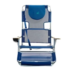 Ostrich 3 N 1 Lightweight Aluminum Frame 5 Position Reclining Beach Chair, Blue -Outdoor Comfort Deals Store GUEST fd54cdf3 f58a 463e b72b 64d2481c4e95