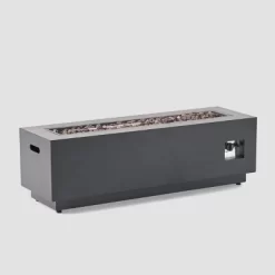 Comores 12pc Acacia U-Shaped Sectional Sofa Set With Fire Pit - Gray/Dark Gray - Christopher Knight Home -Outdoor Comfort Deals Store GUEST fdbc5d86 84cc 43cb a26f 250adbfcf98f