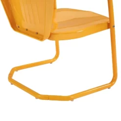 Griffith Metal Chair Tangerine - Crosley -Outdoor Comfort Deals Store GUEST fe40fb46 edb0 4569 a3a1 68113f00f0b2