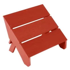 Italica 3pc Set With Modern Adirondack Chair, Side Table & Folding Ottoman - Rustic Red - Highwood -Outdoor Comfort Deals Store GUEST fe59519c aee6 47c0 81af 2df284e8a6d2