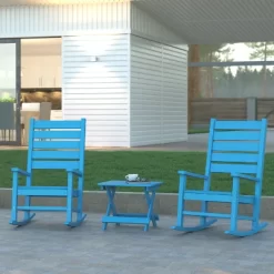 Emma And Oliver Portable Folding HDPE Adirondack Side Table For Indoor/Outdoor Use -Outdoor Comfort Deals Store GUEST fed8cb4a 4dac 4037 9f80 98b71fb93108