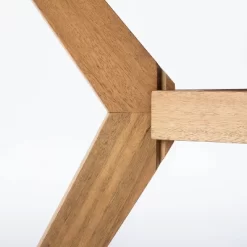 Bluffdale Wood 6 Person Round Patio Dining Table, Outdoor Furniture - Threshold™ Designed With Studio McGee -Outdoor Comfort Deals Store GUEST ff1edfec 9404 414e b8f3 afd96f80e410