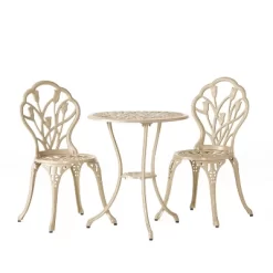 Nassau 3pc Cast Aluminum Patio Bistro Set - Sand - Christopher Knight Home 8 Nassau 3pc Cast Aluminum Patio Bistro Set - Sand - Christopher Knight Home -Outdoor Comfort Deals Store GUEST fffe722e ae33 4d91 b5db 75f6eca2dada